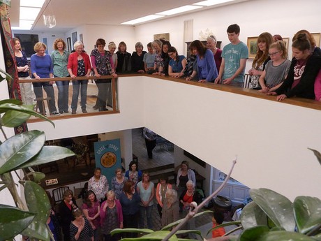 Cycle of Songs Choir view from balcony